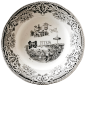 1860s Creil et Montereau Lebeuf Milliet et Cie 不可解ユートピア 謎のプレートc クレイユモントロー Rébus