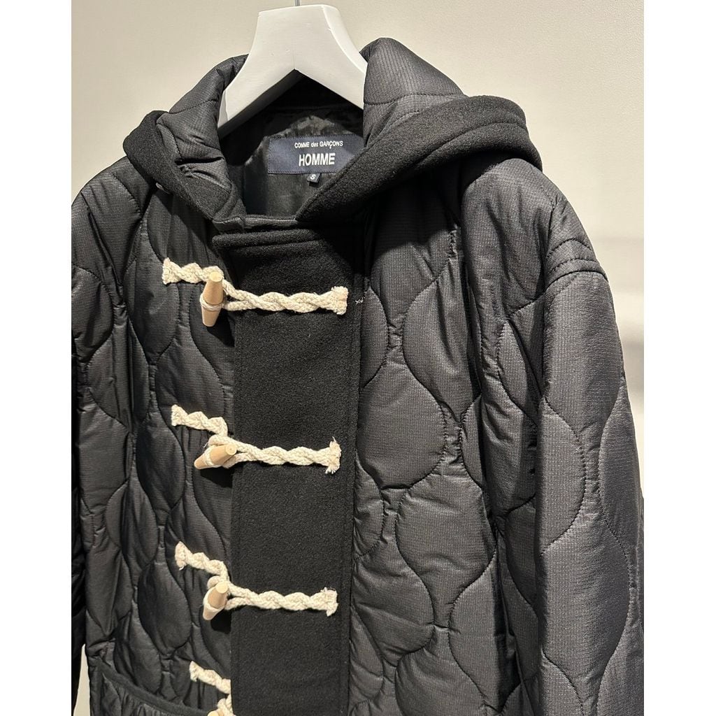 COMME des GARCONS HOMME WOOL MELTON × NYLON QUILTING DUFFLE COMME des GARCONS HOMME WOOL MELTON × NYLON QUILTING DUFFLE