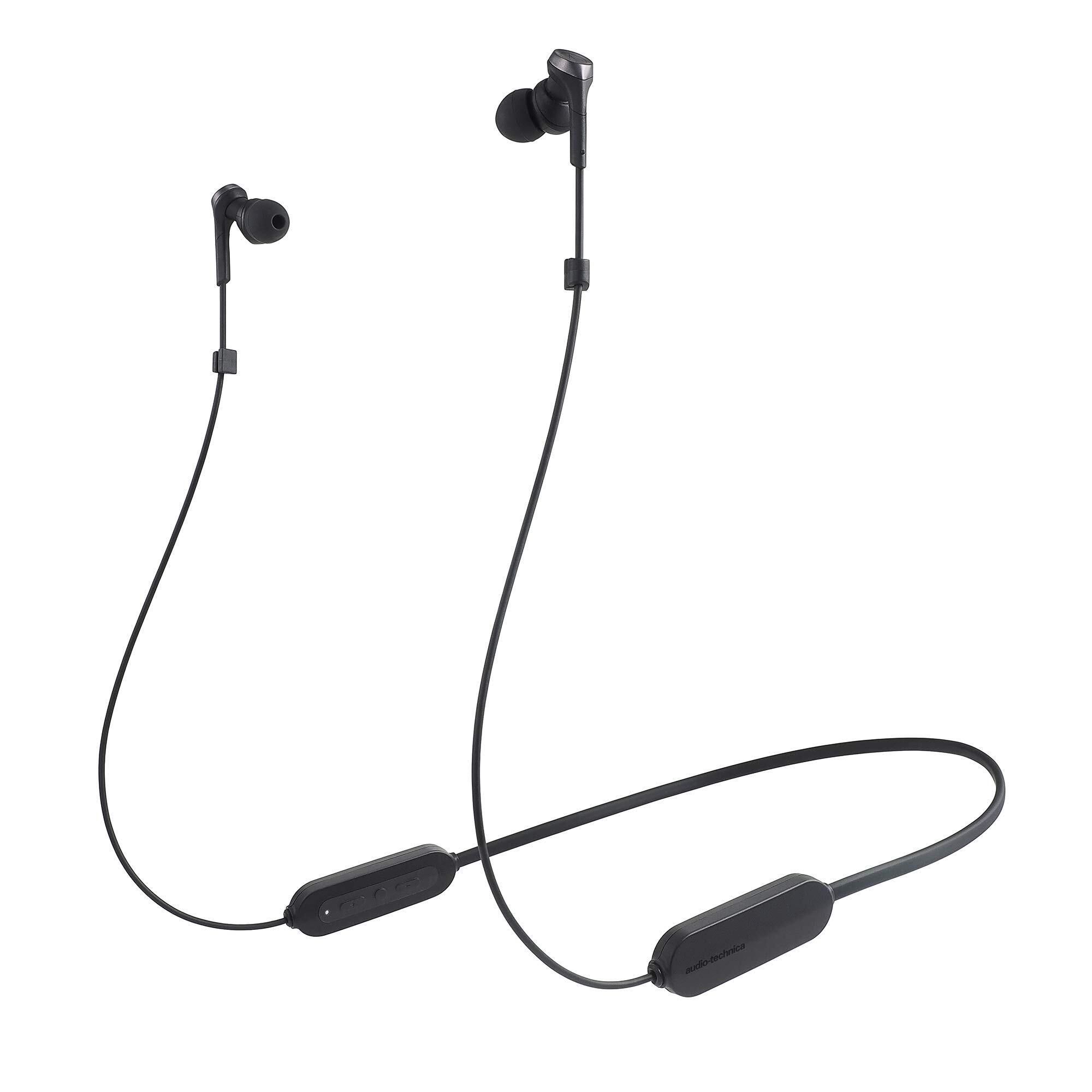 【人気】オーディオテクニカ ATH-CKS330XBT BK ワイヤレスイヤホン bluetooth 重低音【 SOLID BASS/防滴仕様 / 最大約20時間連続再生 / 国内正規品】 ATH-CKS330XBT BK ブラック