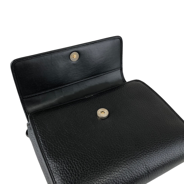 Christian Dior クリスチャン ディオール ショルダーバッグ ブラック DIOR レザー vintage ヴィンテージ オールド dm5c8k
