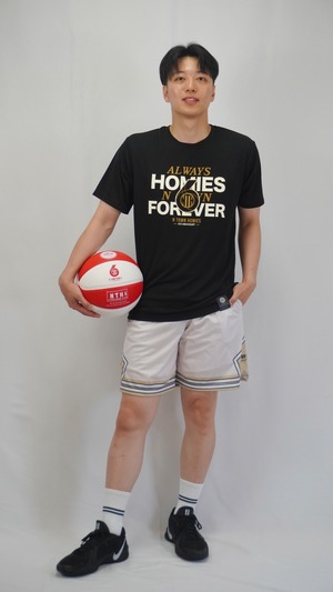 6TH ALWAYS NTH TEE color Black×Gold