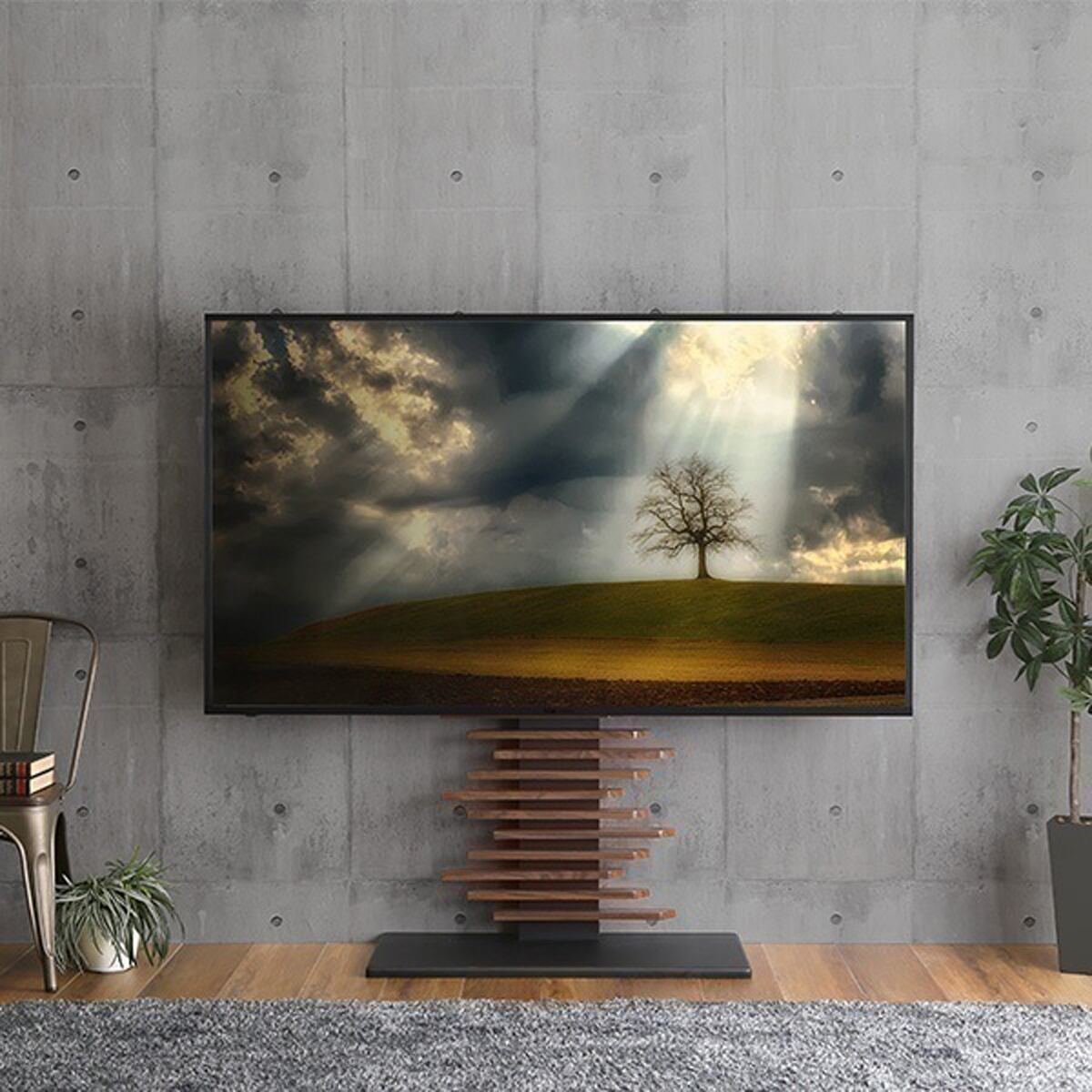 最大100インチ対応 デザインテレビスタンド