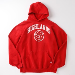 【極美品】80s Vintage RUSSEL ATHLETIC sweatshirt hoodie Made in USA size XL  ／80年代 ヴィンテージ  スウェット パーカー トレーナー  ラッセル アスレチックス レッド  USA製 ビッグサイズ XL