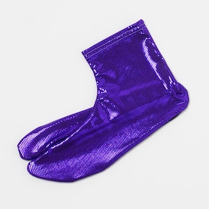 ラメドットストレッチ足袋　パープル　[ G1023 G1027 G1028 G1055]