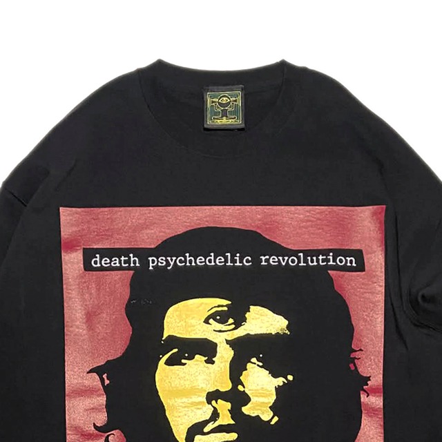 神眼芸術『death psychedelic revolution』Long sleeve T-shirt ビッグシルエット