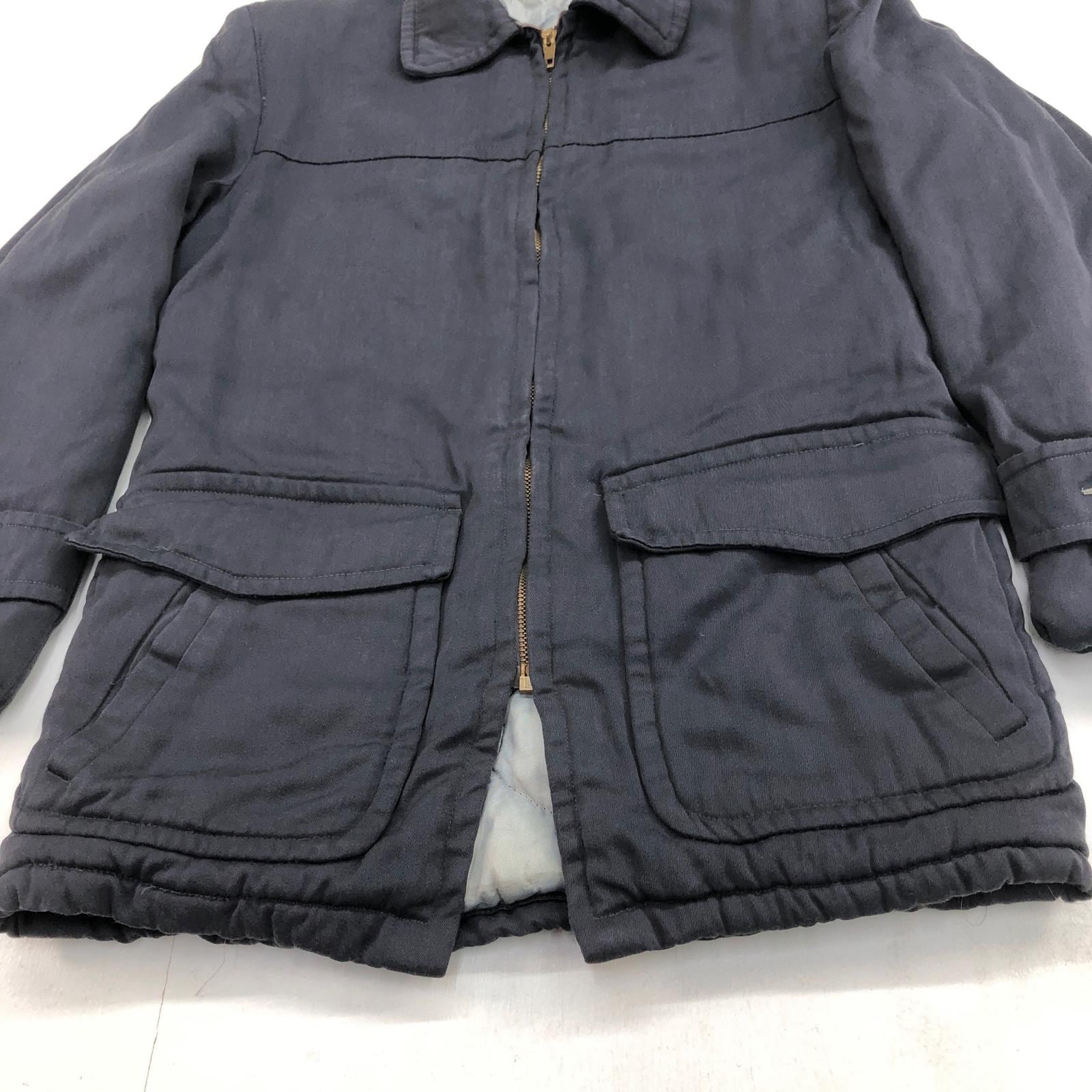 UNKNOWN 50 -60年代 中綿入り レーヨン系 ギャバジャン ギャバジン