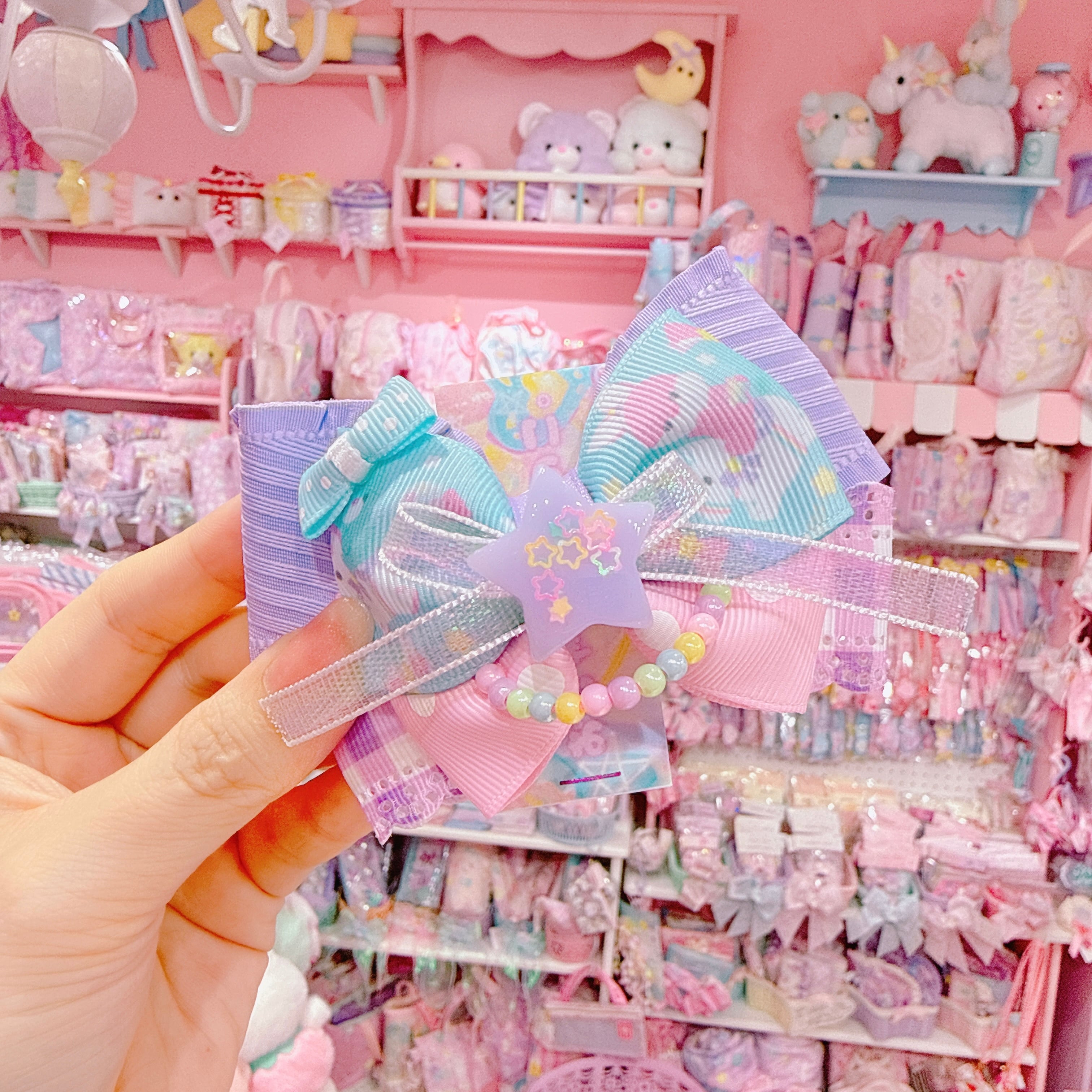 【P6】11-16スターヘアクリップ