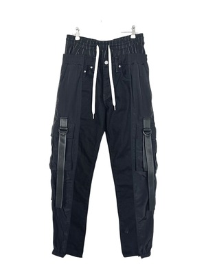 "再構築" Cotton Denim× cargo Layer Docking Pants