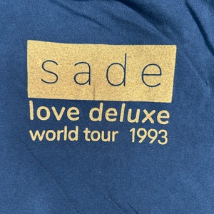 13557 シャーデー・アデュ SADE 両面プリント 長袖 Tシャツ XL