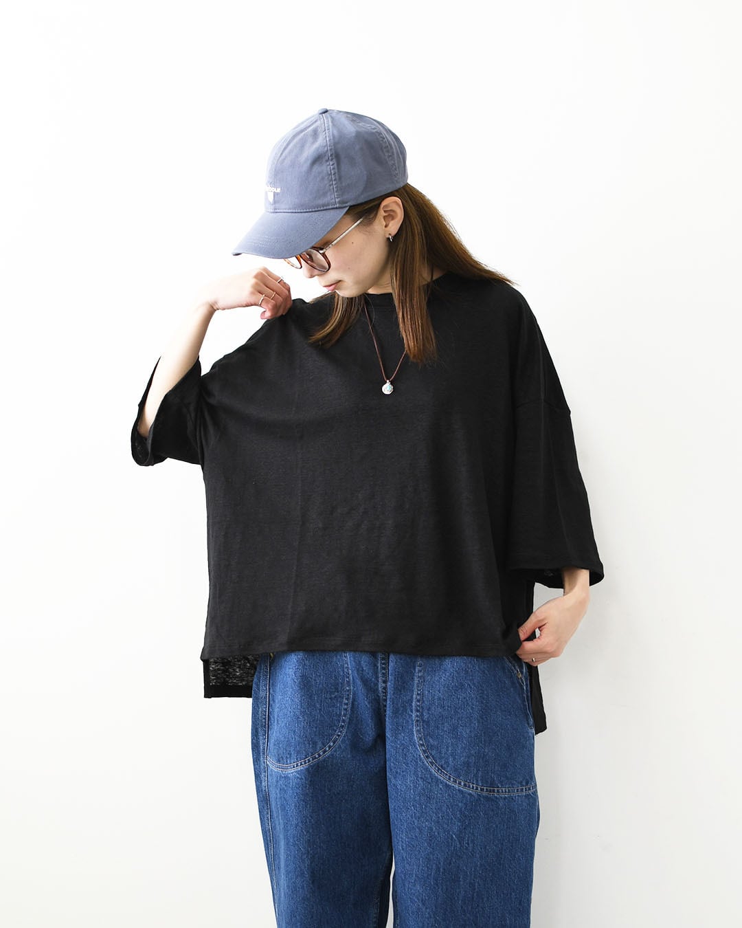 MidiUmi [ミディウミ] linen wide PO [2-710223] リネンワイドプル