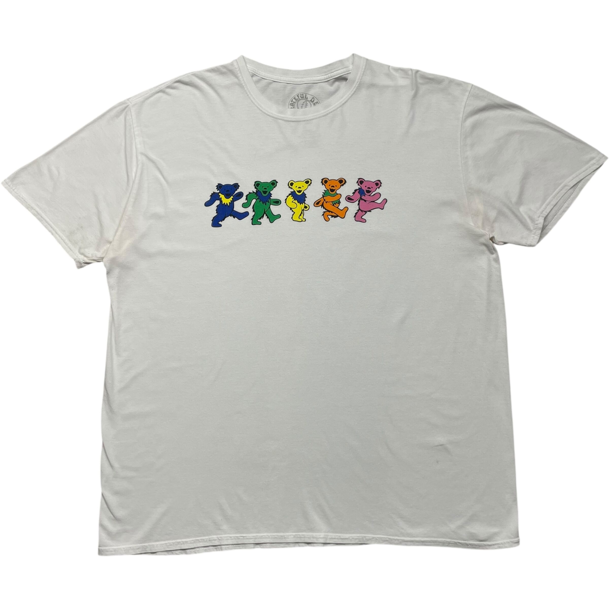 《XXL》GRATEFUL DEAD グレイトフル デッド Tシャツ フロントプリント ホワイト no.7221