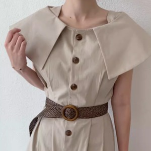 ラペルワンピース　21502