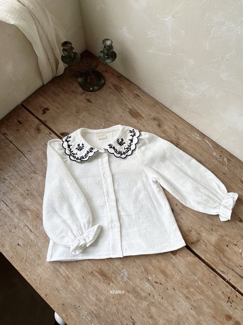 azalea［取寄］fiaze embroidery blouse 25winter