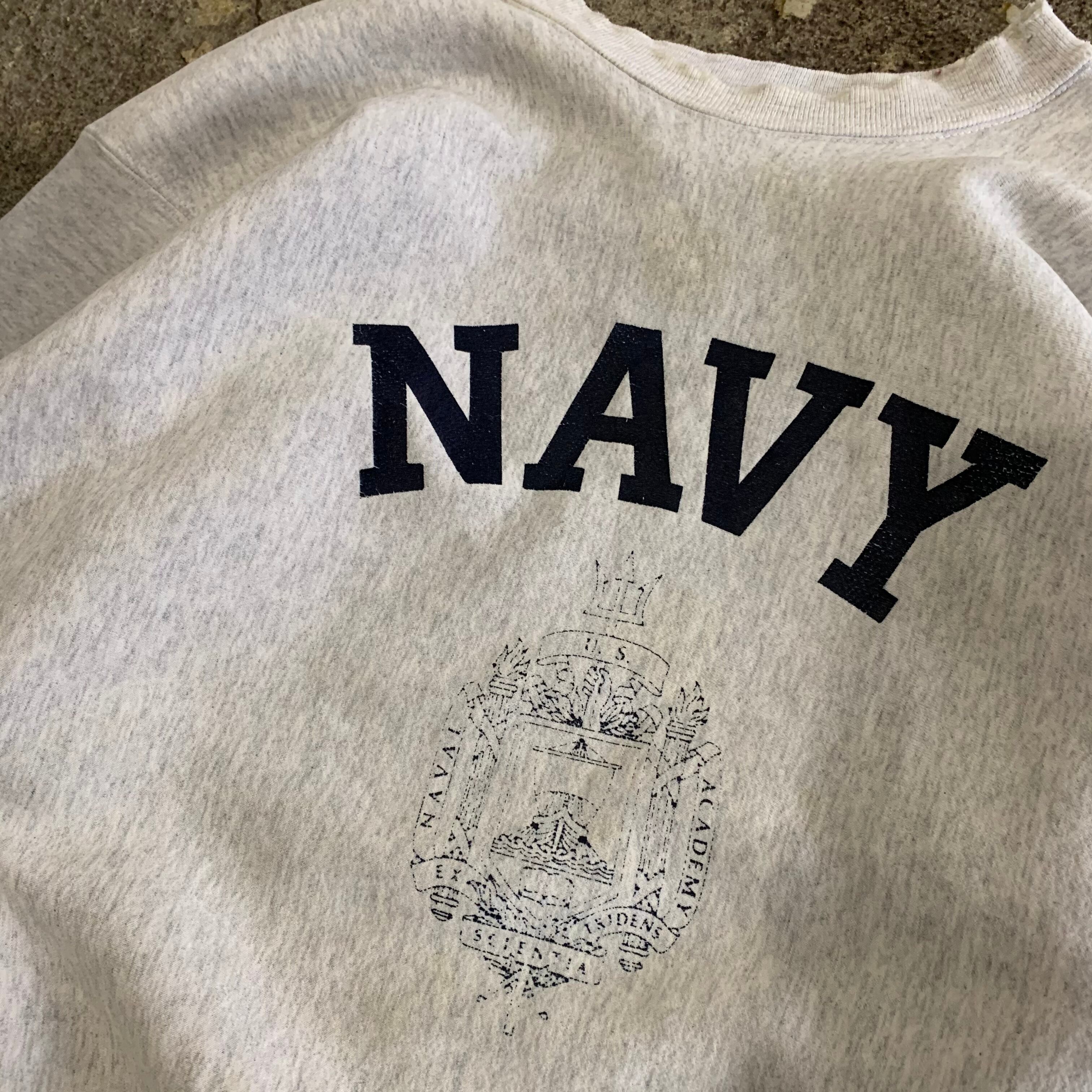 old US NAVY reverse weave type sweat | What
