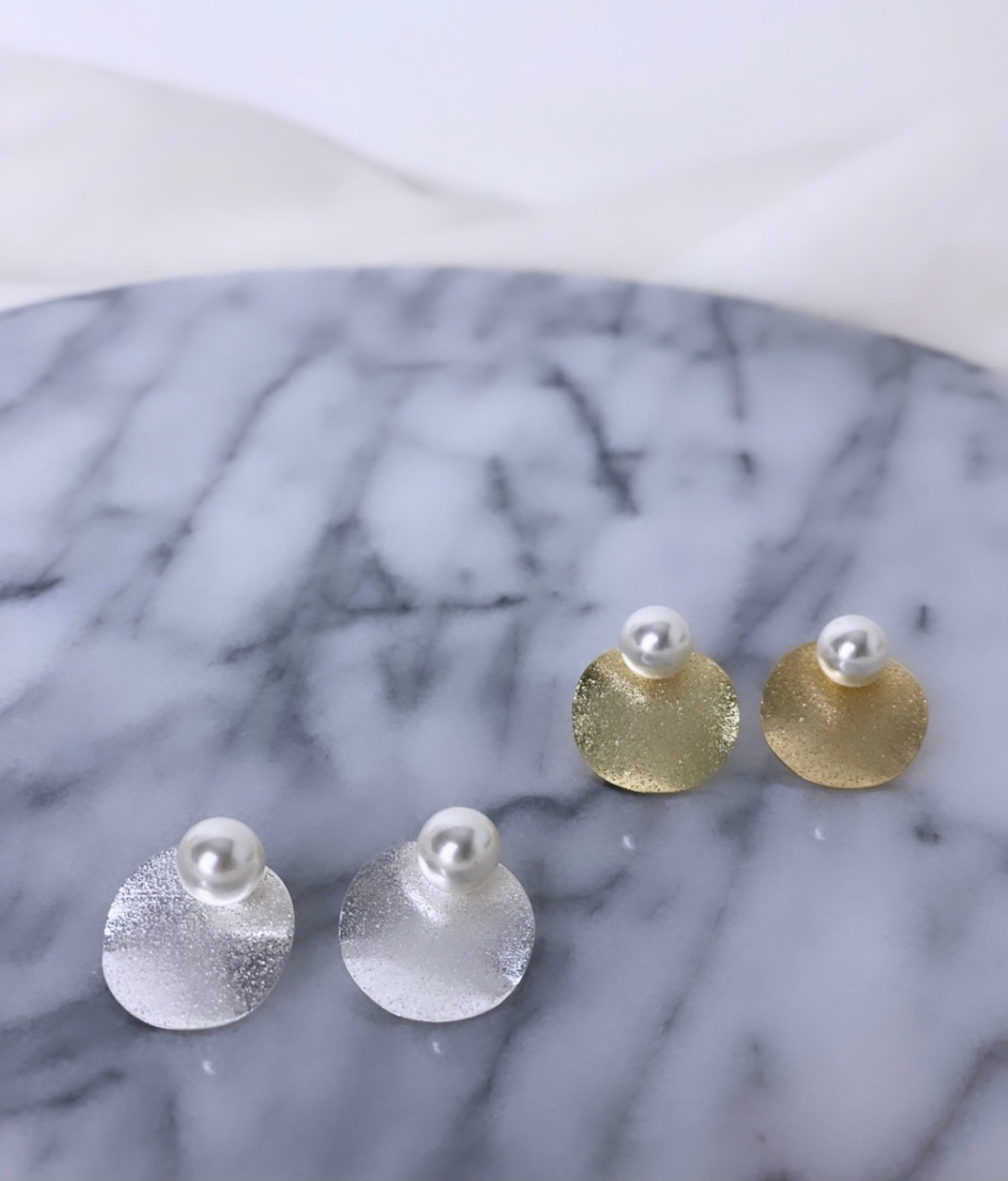 サークルパールピアス