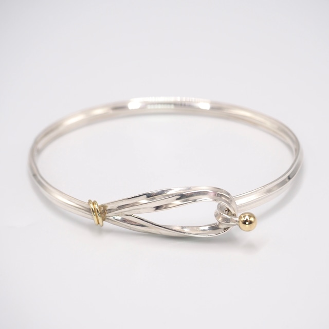 Tiffany&Co.  フック&アイ バングル シルバー925 K18 ティファニー
