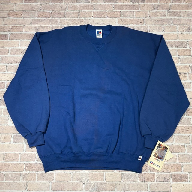 RUSSELL SWEAT SHIRT BLUE USA DEAD STOCK