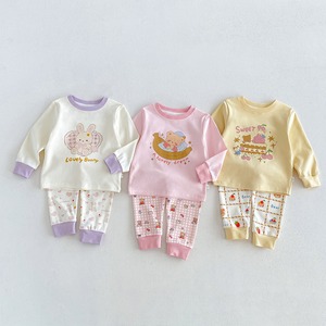 【BABY&KID】可愛いクマプリントセットアップ