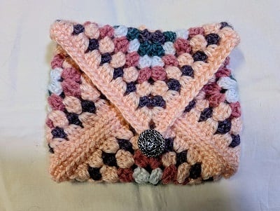 hii - 手編みの雑貨 - ハンドメイド雑貨 かぎ針編みポーチ p.no.1 | レース編み小物silky