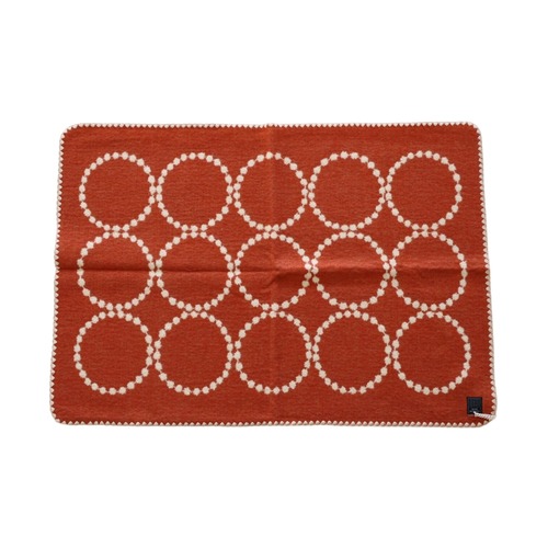 mina perhonen /  wool blanket tambourine / scarlet / XSサイズ