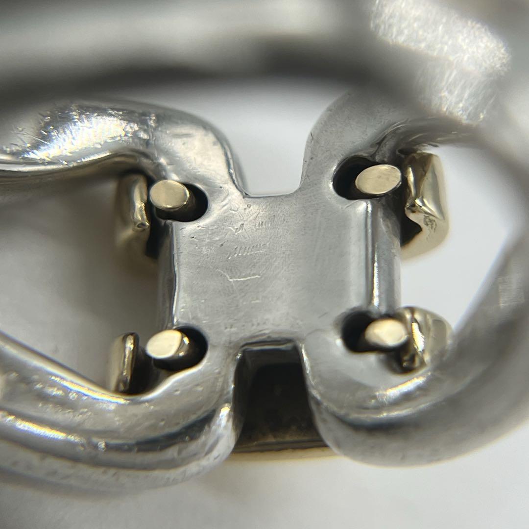 エルメス HERMES ヒストリー リング 表記サイズ52 SV YG コンビ | Refind