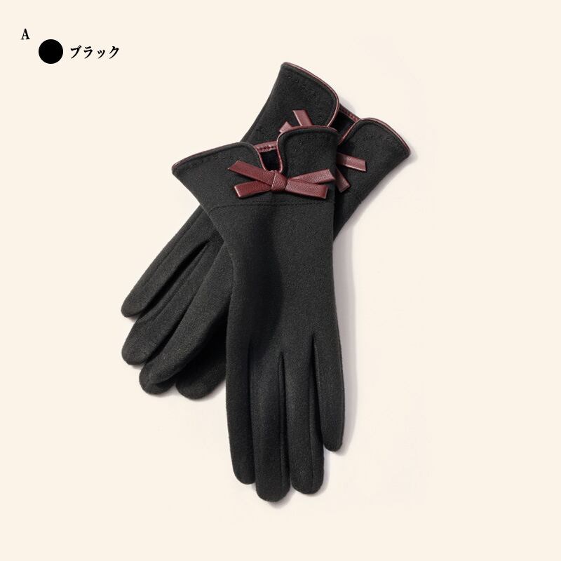 手袋 レディース 冬 秋 暖かい おしゃれ スマホ 対応 かわいい ファー