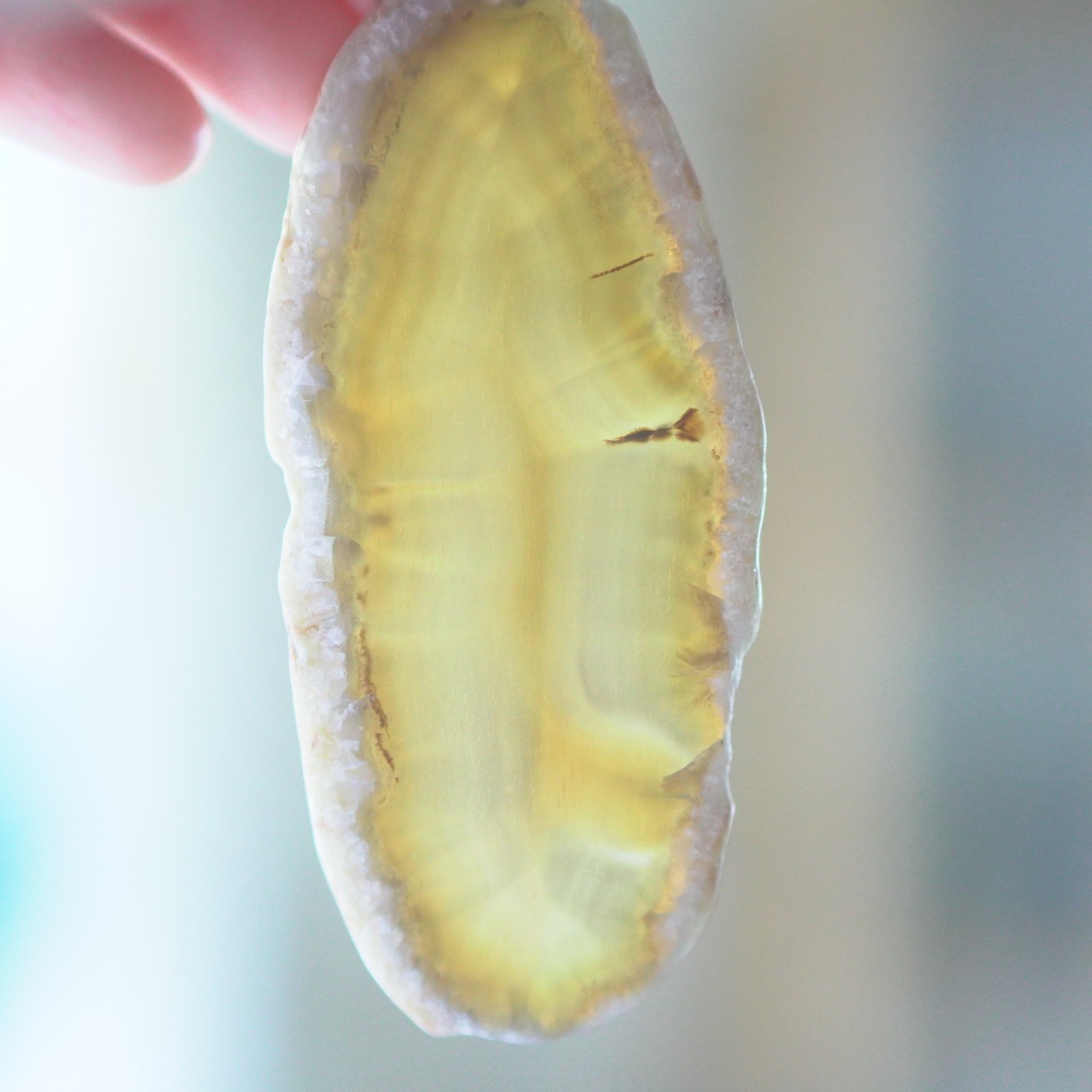 Apple Cinnamon Tea - アゲートヒーリングチャイム / Agate Sun Catcher Wind Chime 1029