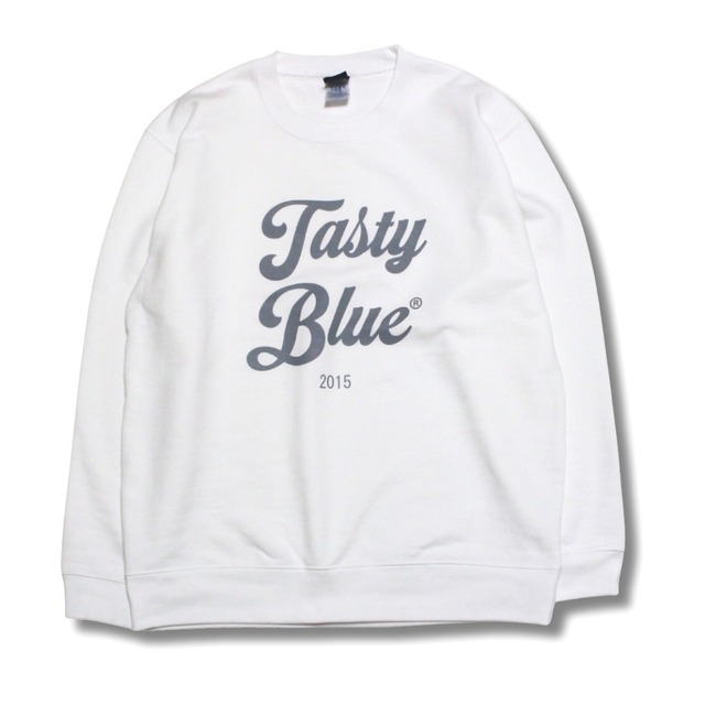 CURSIVE LOGO SWEAT（ホワイト×グレー）