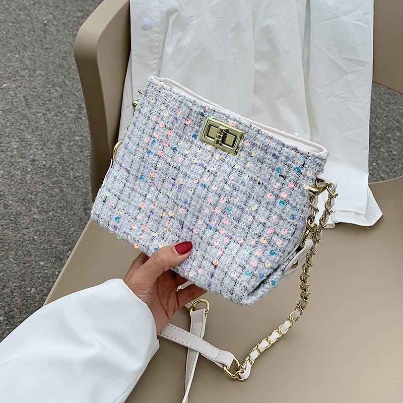 サマーワイルドインレディーススモールバッグ2020新しいトレンドファッションウールシングルショルダーメッセンジャーバッグネットレッドバケットバッグ Tiancai_Wing_Bag6719009