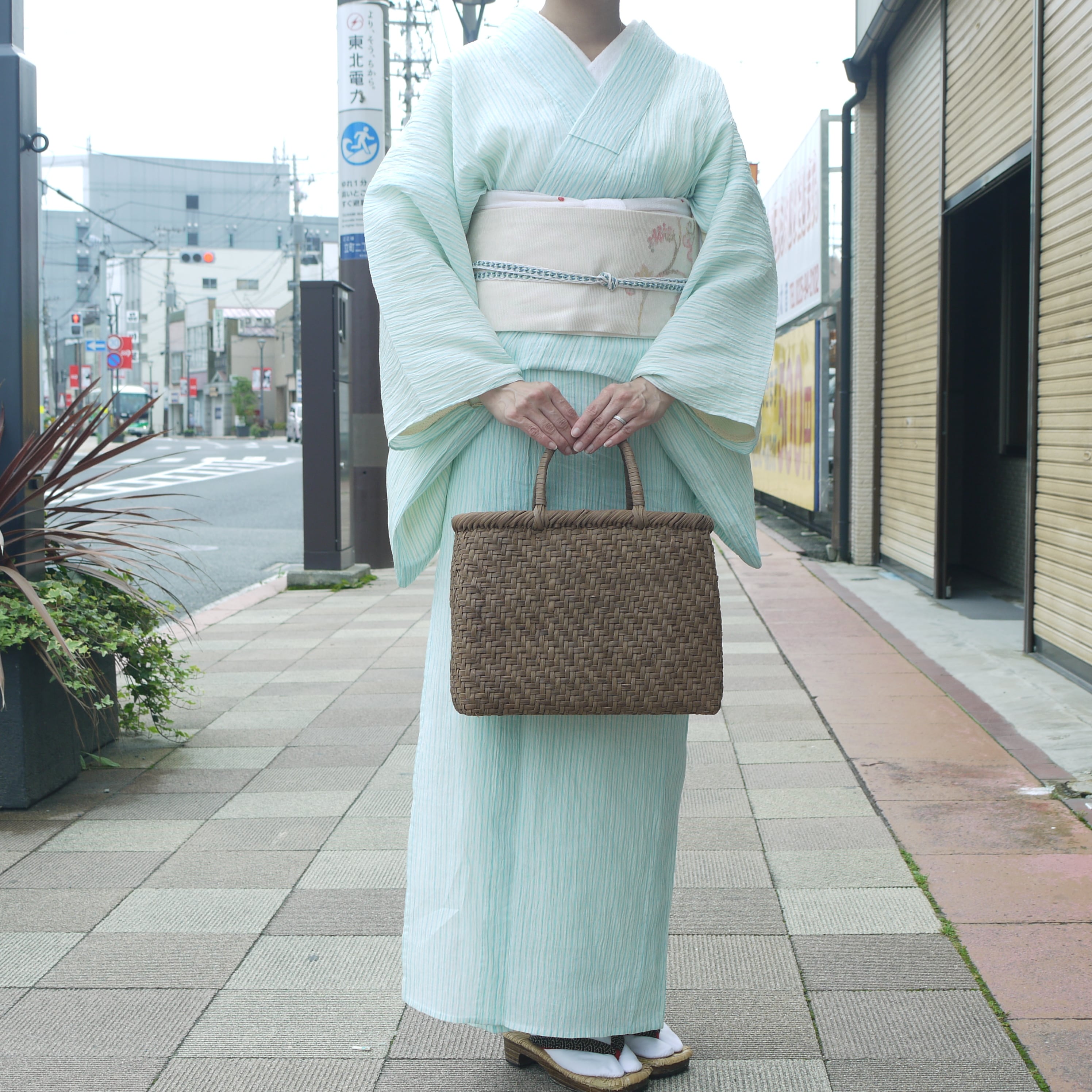 山ぶどう かごバッグ 】【山形県産】【Mサイズ】【32×24×11 