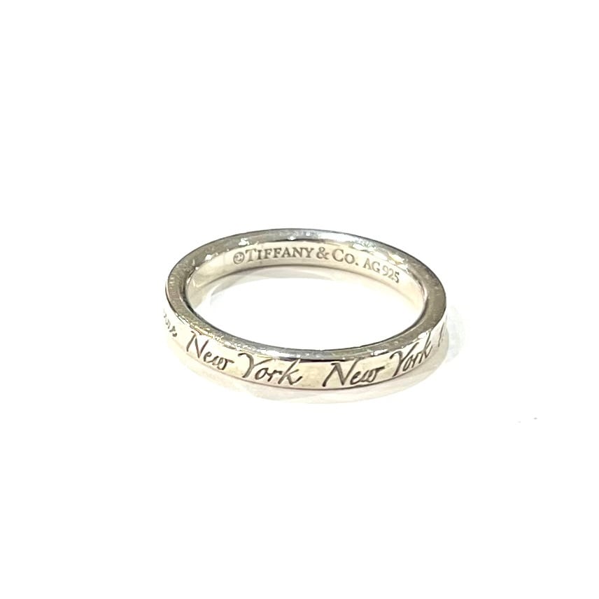 TIFFANY＆CO】【14号】 2382ティファニーaddressナローリング 指輪