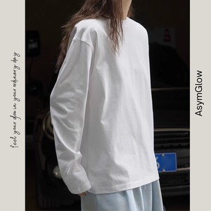 ドロップショルダー オーバーサイズ ロングスリーブTシャツ A00403