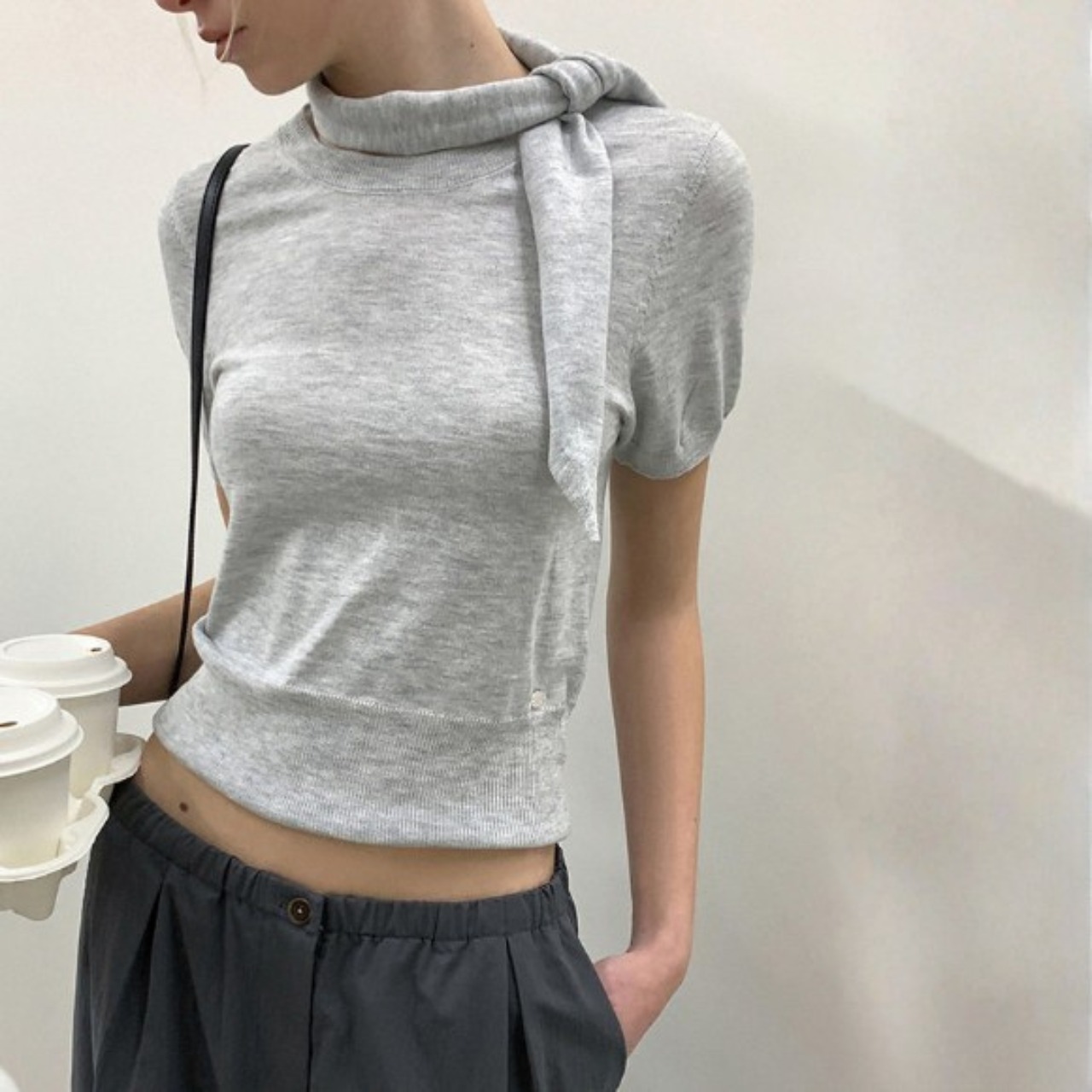 Nuage Scarf Compact Knit F0599