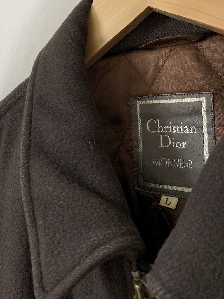 1980's Wide Silhouette Design Zip-Up Jacket "Christian Dior"