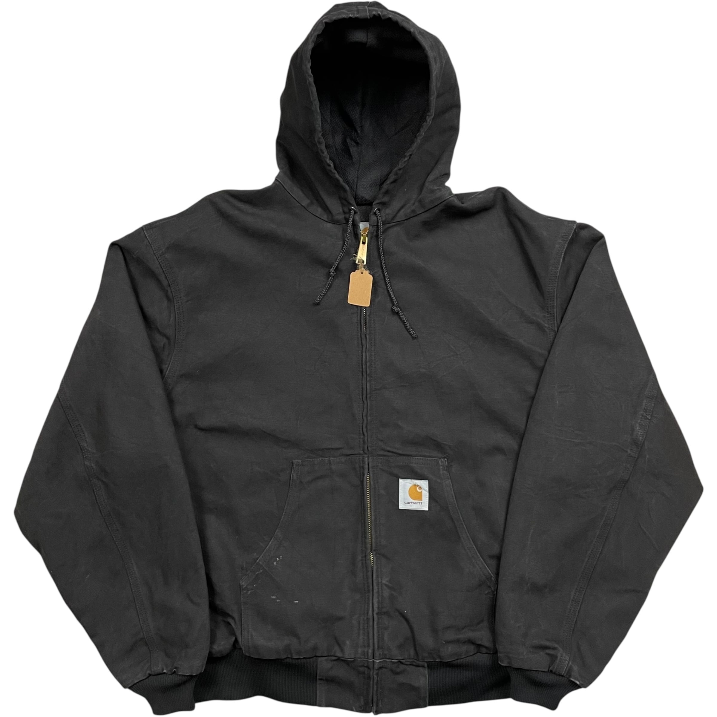 《XXL》Carhartt カーハート アクティブジャケット 裏地サーマル ワンポイントロゴ 星タグ 90年代 vintage USA製 no.9749
