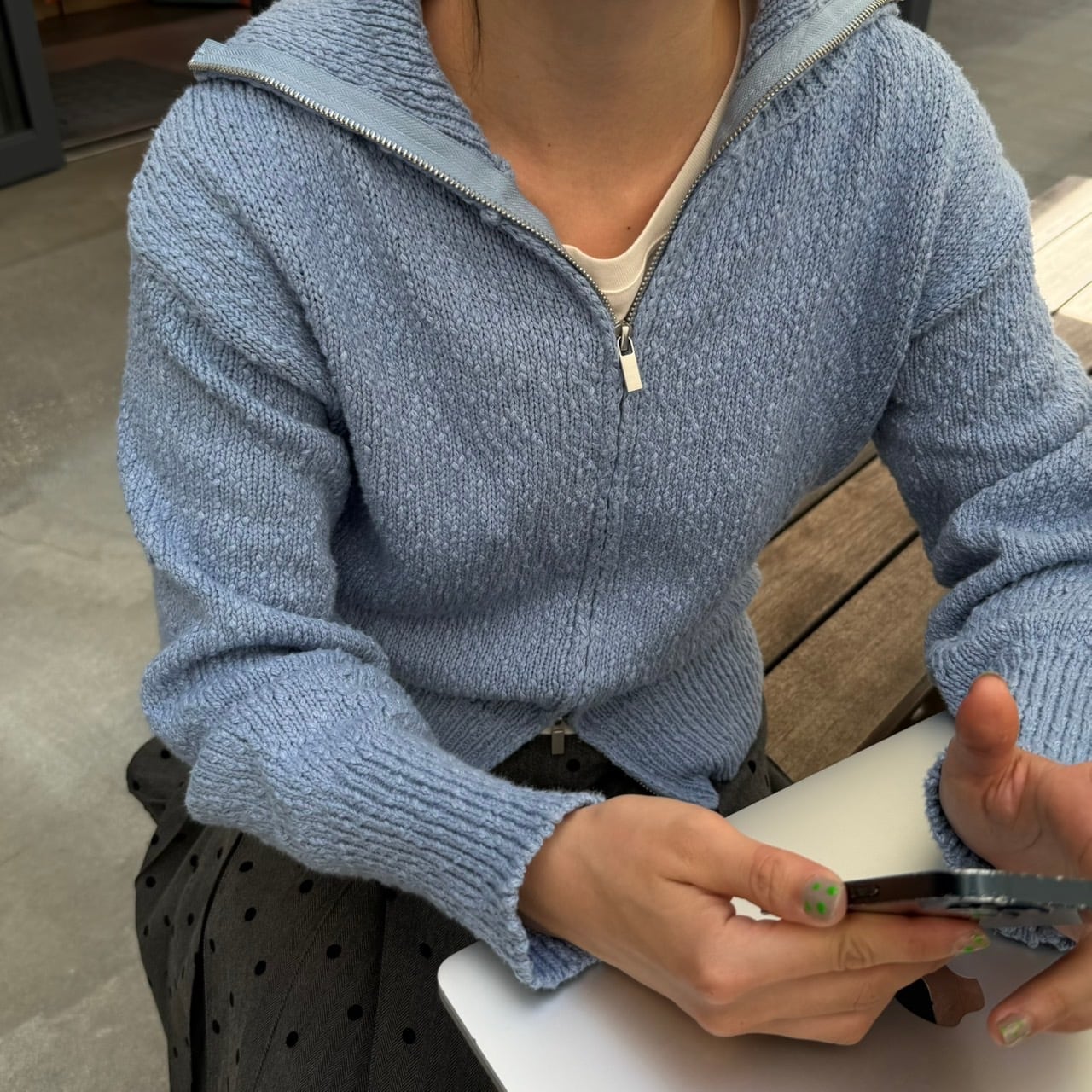 lanan ラナン　キルティングデニムジャケット lanan ラナン キルティングデニムジャケット ラナン lanan