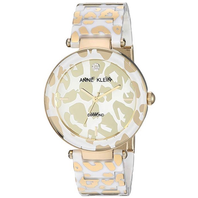 Anne Klein　1018LEWT Gold White