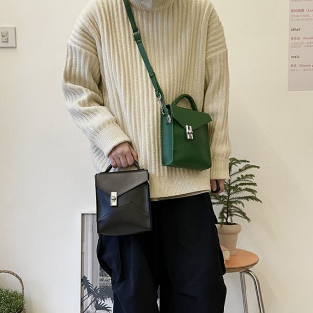 予約販売】ショルダーバッグ シンプル メンズ ユニセックス クラシカル