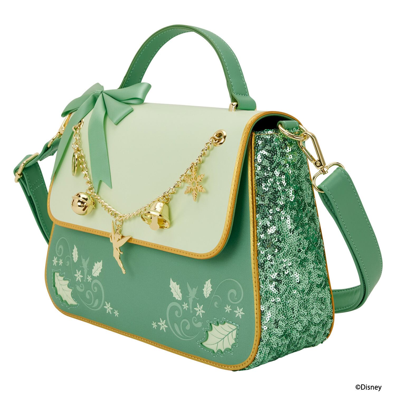 LF DISNEY TINKER BELL HOLIDAY CROSSBODY BAG_WDTB3368