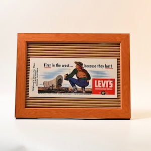 50's 100th Levi's Advertising Ink Blotter 17