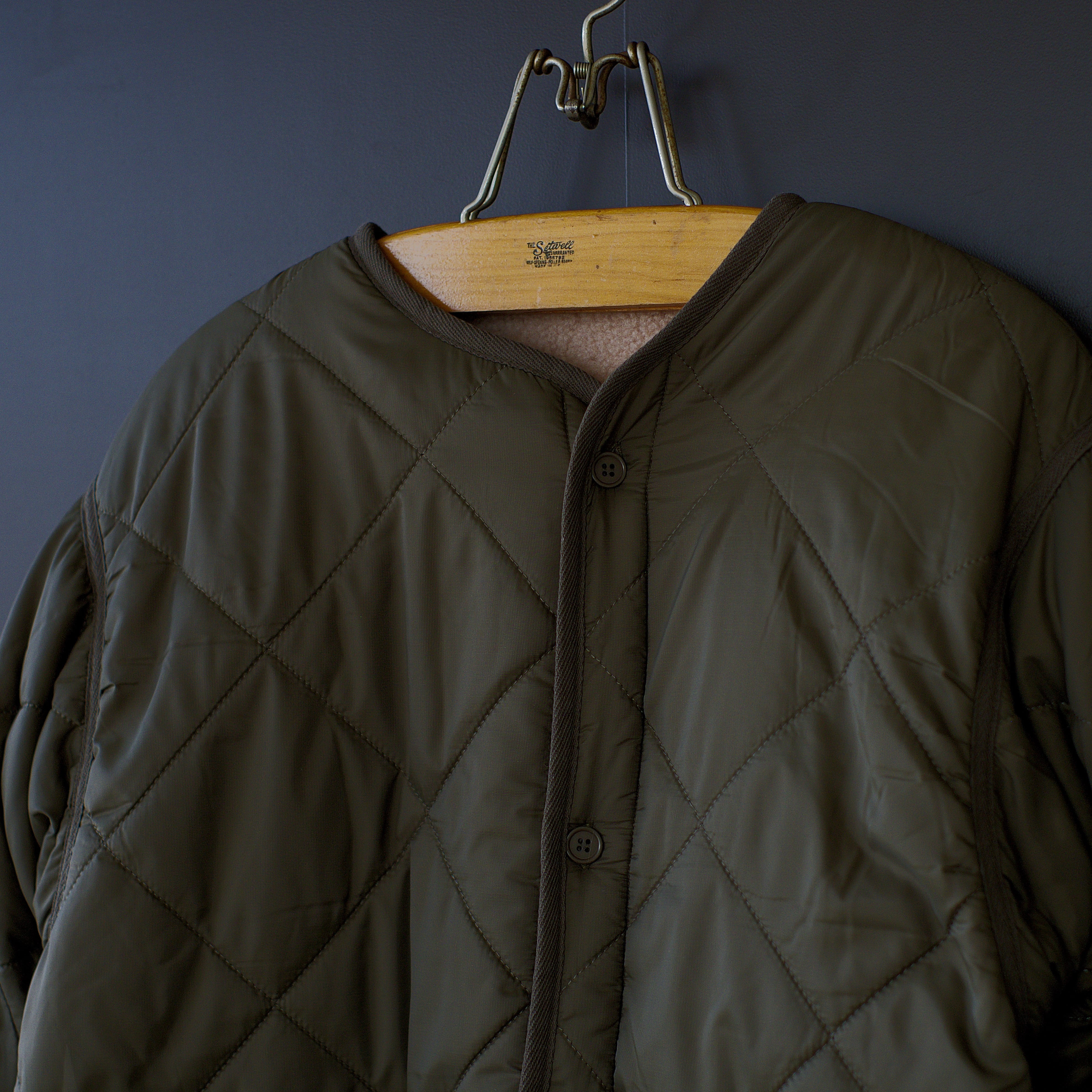 【Universal Style Wear】reversible liner coat (olive) dros dro