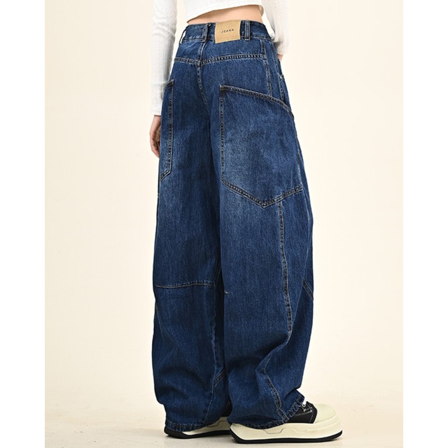 big pocket wide leg denim　ビッグポケットワイドレッグデニム　J0542