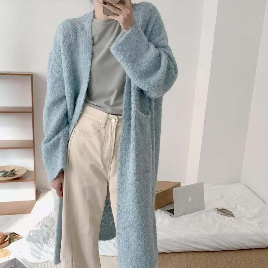 【outer】ロング丈ニットカーデ M25674