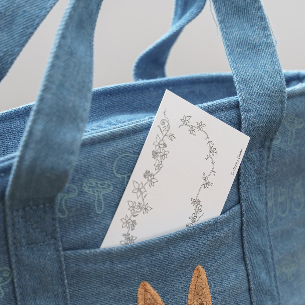 となりのトトロ コルク×デニムランチバッグ ポケット付（9368） | す