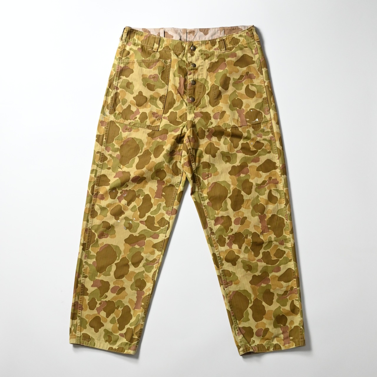 BOWWOW / DUCK HUNTER CAMO FIELD PANTS