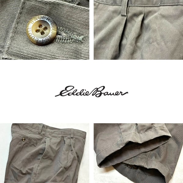 1点物◇エディーバウアーEddie Bauerチノパン中古パンツ古着Lメンズ33