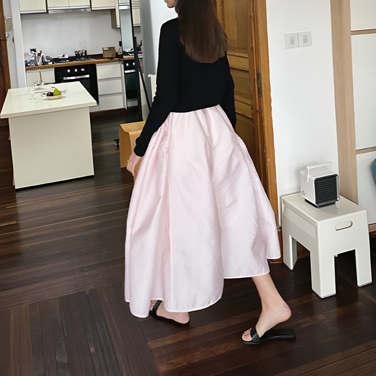 Puffy skirt all-match stylish skirt【H00040】