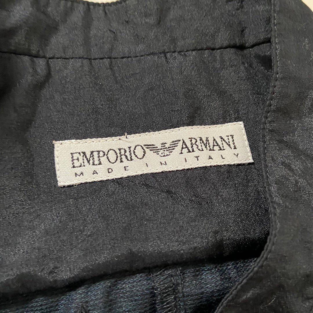 vintage 90s made in italy emporio armani cotton poly black vintage 90s made in italy emporio armani cotton poly black