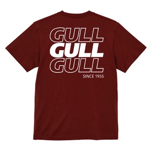 【OnlineStore限定】GULL デザインTシャツ（Tri-GULL）″ バーガンディ ”