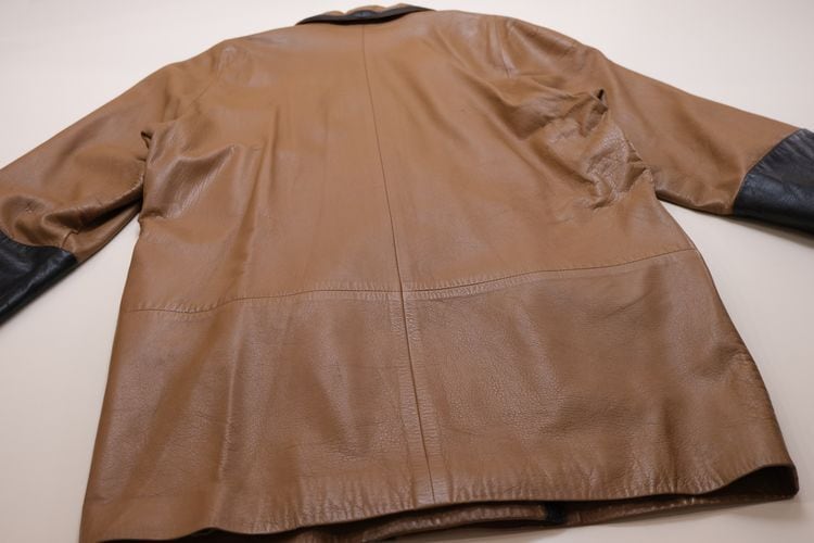 's Louis Féraud shawl collar leather Coat   GARYO